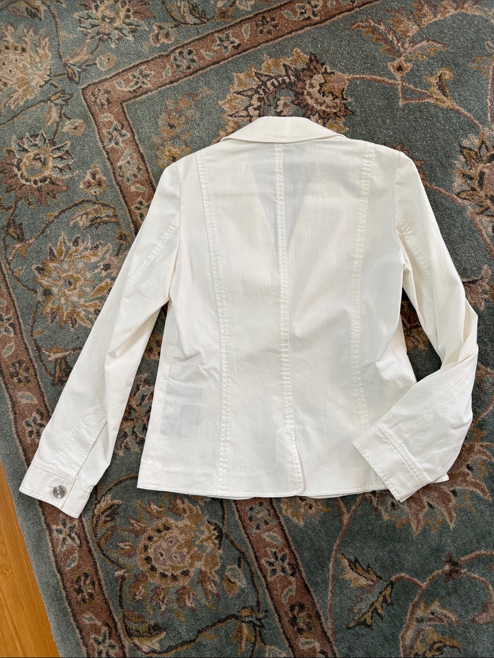 NWT Ellen Tracy white jacket/blazer. Size 8 - Picture 7 of 14